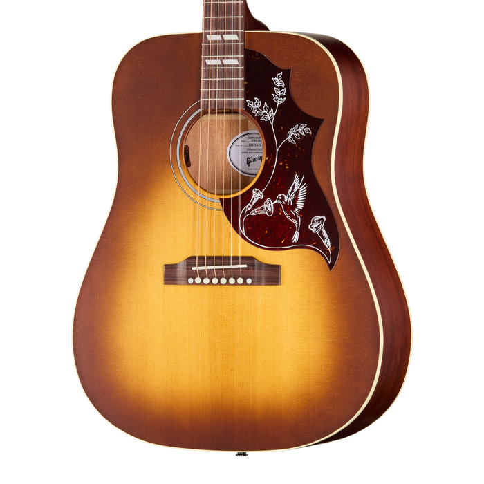Gibson Hummingbird Special Acoustic/Electric Guitar w/Softshell Case, Satin Honey Burst