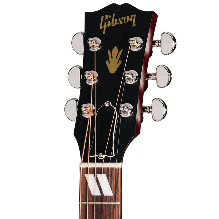 Gibson Hummingbird Special Acoustic/Electric Guitar w/Softshell Case, Satin Wine Red