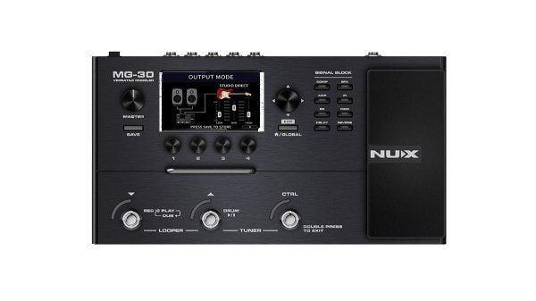 NuX MG-30 Versatile Guitar Modeler Pedal