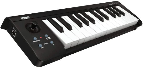 Korg MICROKEY-25 25-Key USB-MIDI Keyboard Controller, Black