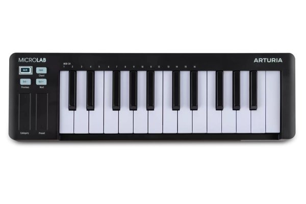 Arturia Compact 25-Key USB - MIDI Controller, Black