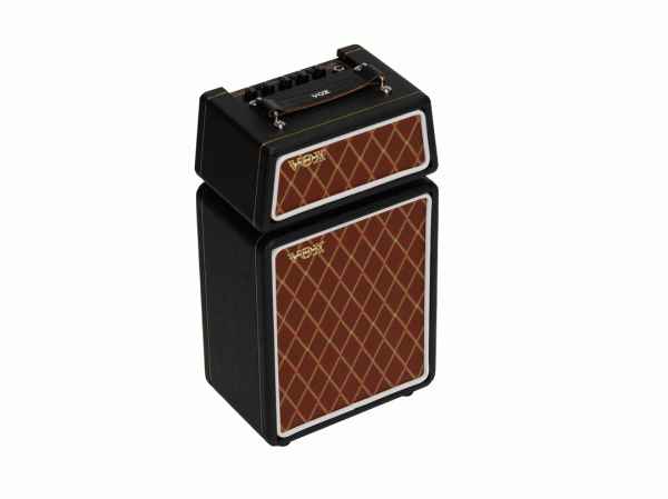 Vox 5W Micro SuperBeetle Guitar Mini-stack Amp with Bluetooth, Black Gold