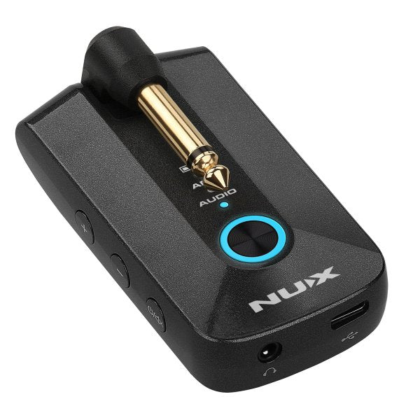 NuX MIGHTY-PLUG-PRO Guitar & Bass Modeling Pro Headphone Amplug w/ Bluetooth