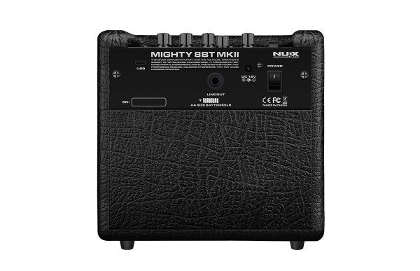 NuX MIGHTY8BT-MKII 8W Portable Modeling Amp w/ Bluetooth, Black