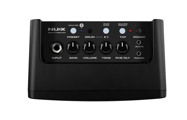 NuX MIGHTYLITEBT-MKII 3W Portable Desktop Modeling Combo Guitar Amp, Black