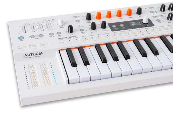 Arturia LTD 37-Key Hybrid Synthesizer, White