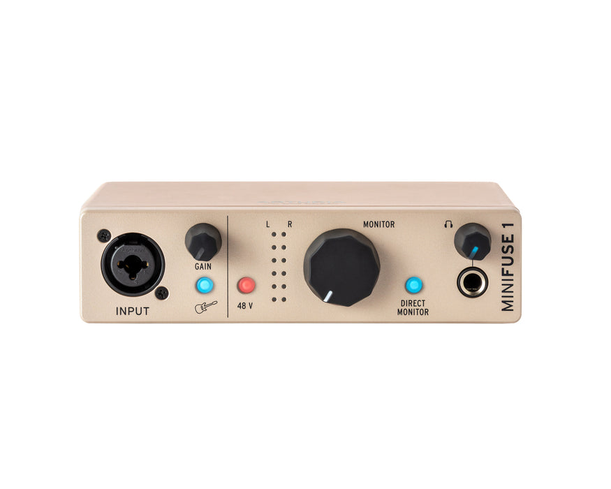 Arturia MiniFuse 1 Compact USB Interface, Champagne