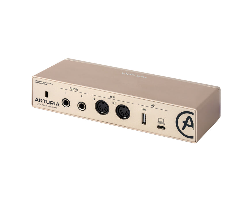 Arturia MiniFuse 2 Compact USB Interface, Champagne
