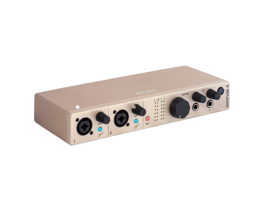 Arturia Minifuse 4 Compact USB Interface, Champagne