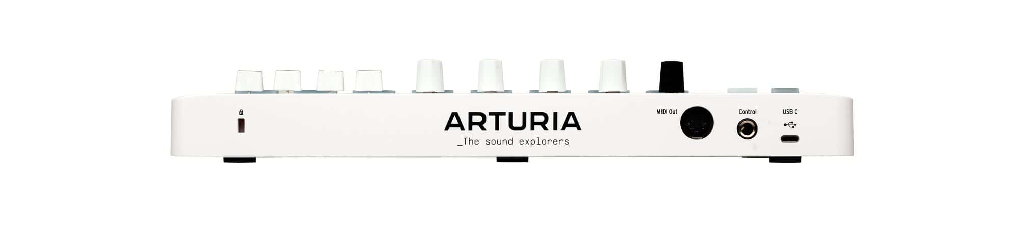 Arturia MiniLab MK 3 Portable 25-Key MIDI Controller, White