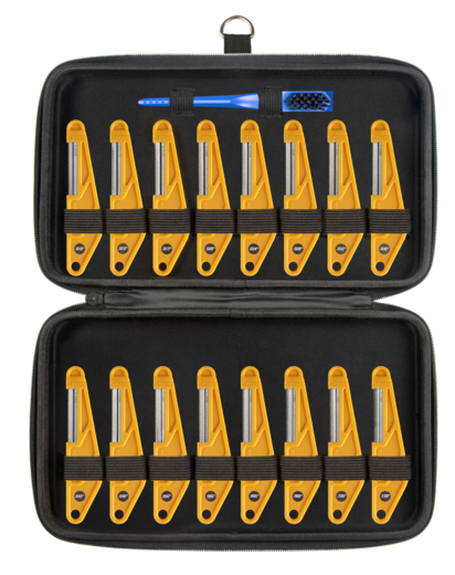 Music Nomad Guitar Nut Files - 16 Pc Set w/ Case & Cleaning Brush