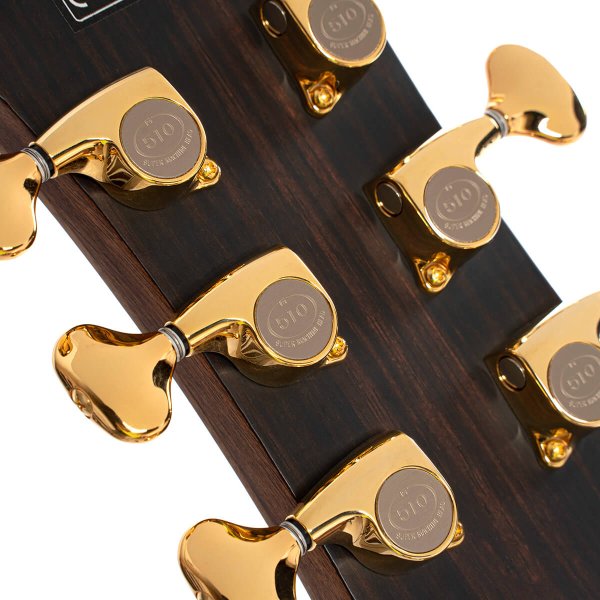Cort MODERN-BLACK-TBK-CASE Masterpiece Modern Acoustic-Electric Guitar w/Case, Transparent Black