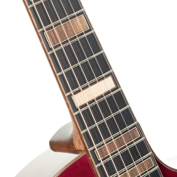 Cort MODERN-BURGUNDY-TBD-CASE Modern Masterpiece Series Acoustic-Electric, Transparent Burgundy