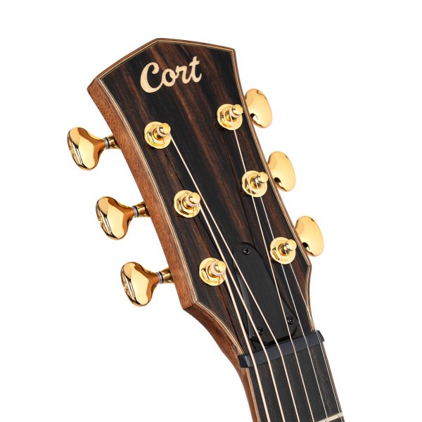 Cort MODERN-BURGUNDY-TBD-CASE Modern Masterpiece Series Acoustic-Electric, Transparent Burgundy