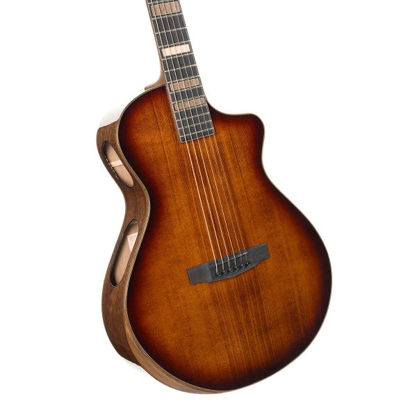 Cort MODERN-BURST-TSB-CASE Modern Masterpiece Series Modern Burst Acoustic-Electric, Tobacco Sunburst