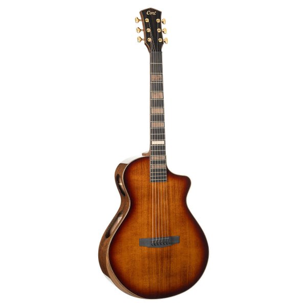 Cort MODERN-BURST-TSB-CASE Modern Masterpiece Series Modern Burst Acoustic-Electric, Tobacco Sunburst