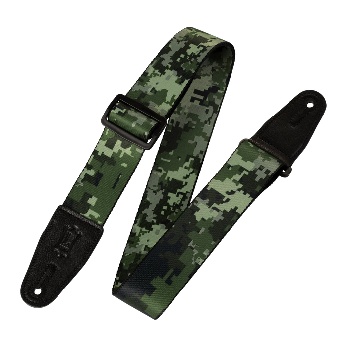 Levy's 2" Sublimation Printed Guitar Strap w/Genuine Leather
