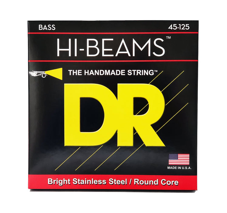 DR Handmade Strings Hi-beams 5-String Bass Strings, Medium (45-125)