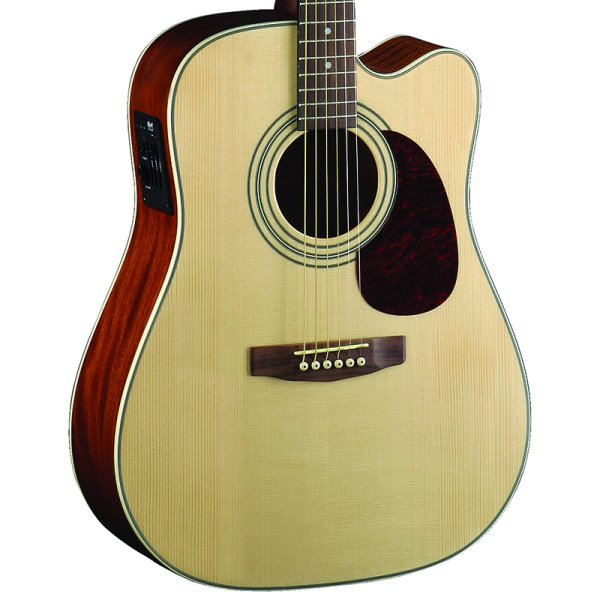 Cort MR500E-OP Acoustic Guitar, Open Pore