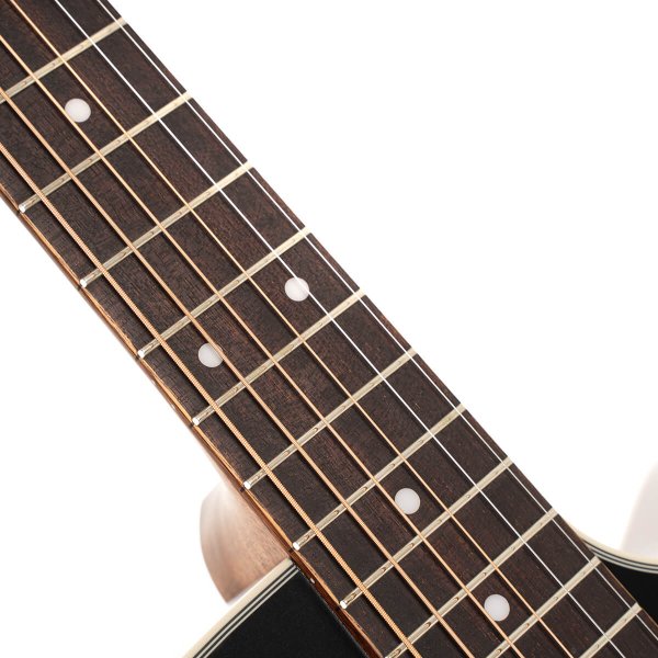 Cort L100OCF-CED-BKS Acoustic Guitar, Black Satin