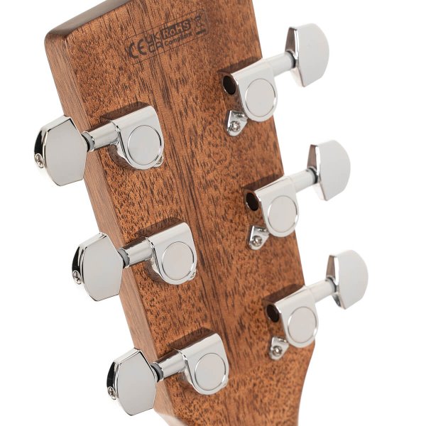 Cort L100OCF-CED-BKS Acoustic Guitar, Black Satin