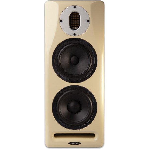 Avantone Pro MT-M Mix Tower Active 3-Way Studio Monitor, Cream