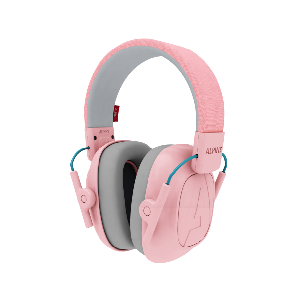 Alpine Hearing Protection Hearing Protection Muffy Kids Earmuffs, Pink