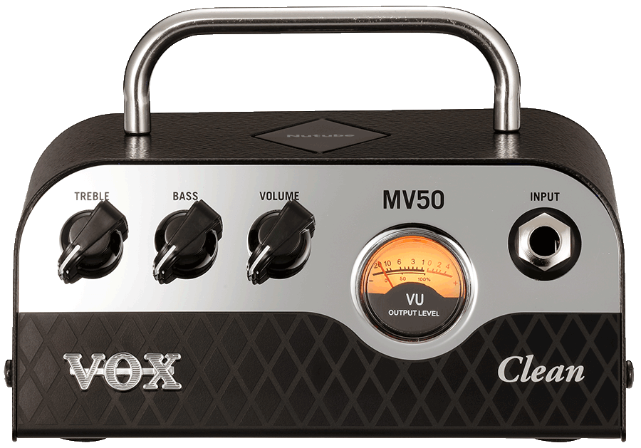 Vox MV50CL 50W Valve NuTube Mini Head Single Channel - Clean