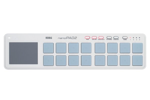 Korg NANOPAD2-WH USB MIDI Controller, White