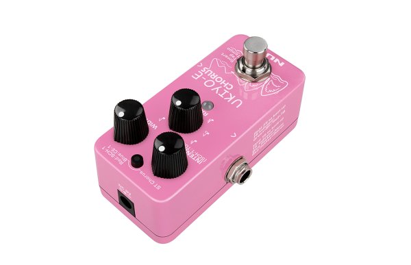 NuX NCH-4 UKIYO-E Mini Pedal w/ Three Vintage Chorus Models Effects Pedal