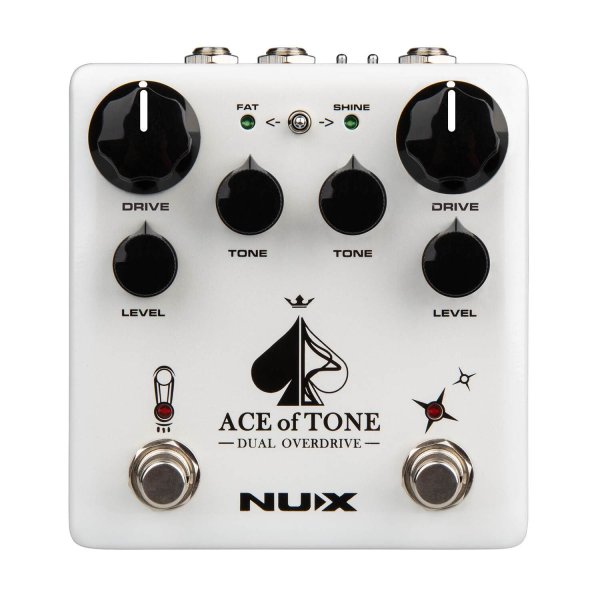 NuX NDO-5 Ace Of Tone Dual Overdrive Effects Pedal