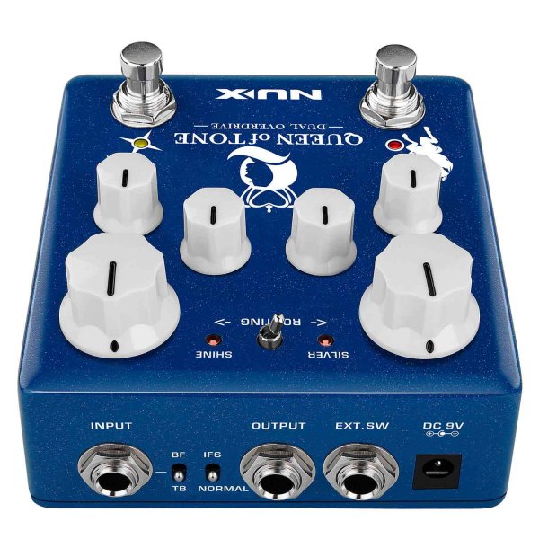 NuX NDO-6 Queen Of Tone Dual Overdrive Effects Pedal