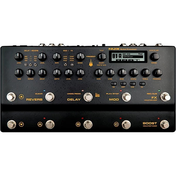NuX NME-5 Trident Guitar Processor w/ Amps, IR Loader, FX and Phrase Looper