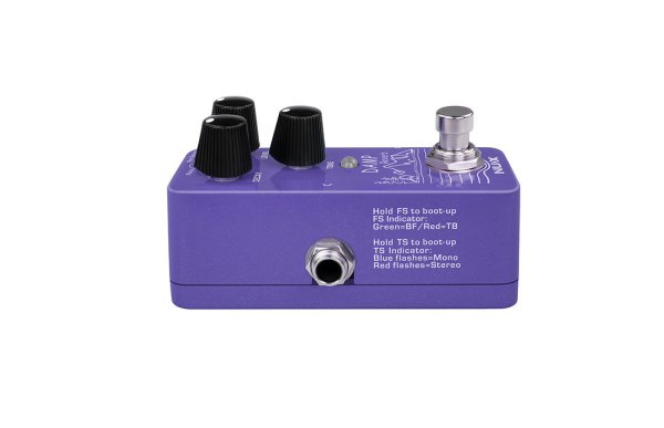 NuX NRV-3 Damp Mini Pedal w/ Three Classic Reverb Models Effects Pedal