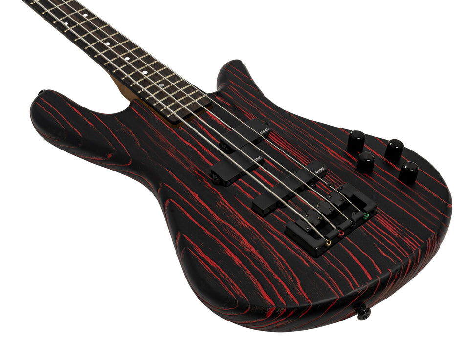 Spector NS Pulse 4 Left-handed, Cinder Red