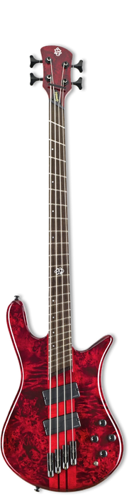 Spector NS Dimension MS 4, Inferno Red Gloss