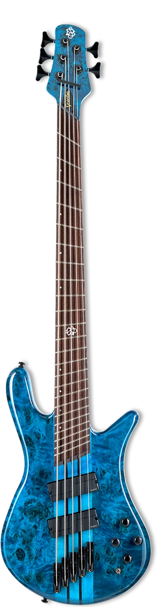 Spector NS Dimension MS 5, Black & Blue Gloss for Sale in Canada