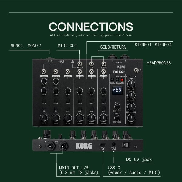 Korg NTS4MIXER DIY Mixer Kit