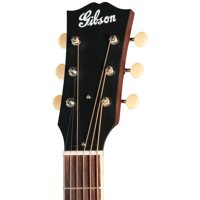 Gibson J-185 Century 12-Fret Left-Handed Acoustic Guitar w/Hardshell Case, Vintage Amber