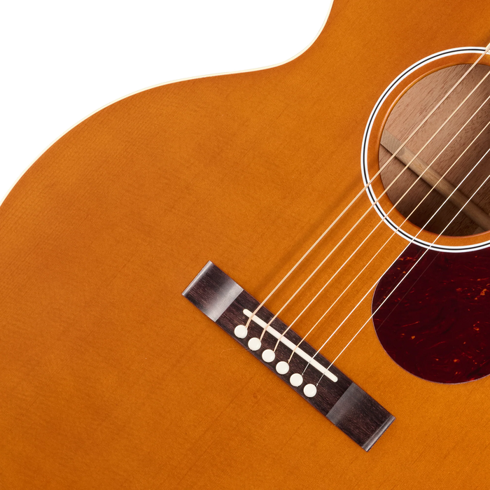 Gibson J-185 Century 12-Fret Acoustic Guitar w/Hardshell Casem, Vintage Amber