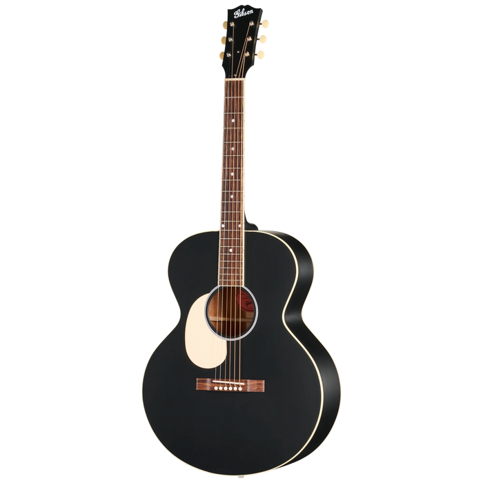 Gibson J-185 Century 12-Fret Left-Handed Acoustic Guitar w/Hardshell Case, Ebony