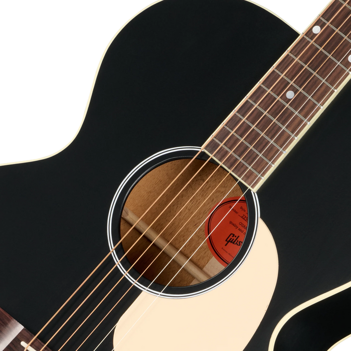 Gibson J-185 Century 12-Fret Acoustic Guitar w/Hardshell Case, Ebony