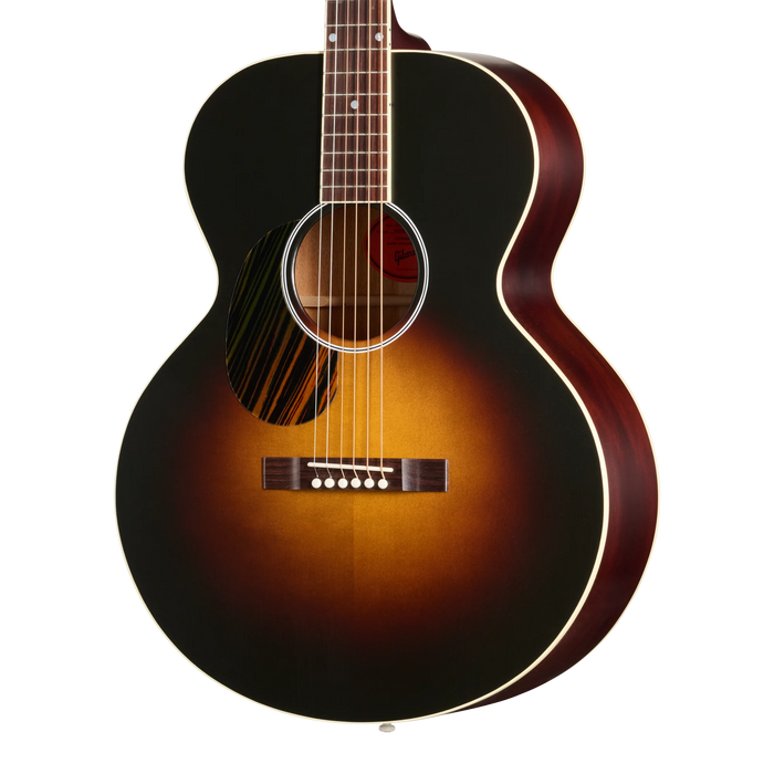 Gibson J-185 Century 12-Fret Left-Handed Acoustic Guitar w/Hardshell Case, Vintage Sunburst
