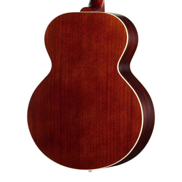Gibson J-185 Century 12-Fret Left-Handed Acoustic Guitar w/Hardshell Case, Vintage Sunburst