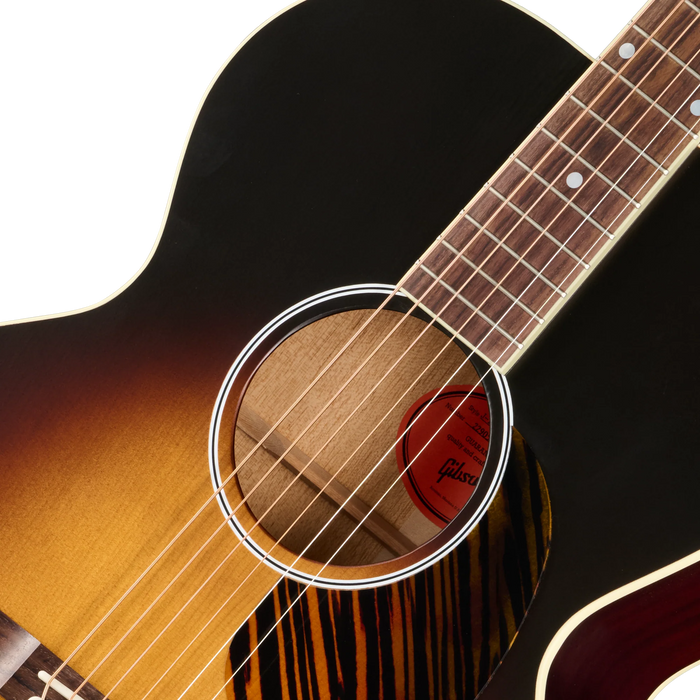 Gibson J-185 Century 12-Fret Acoustic Guitar w/Hardshell Case, Vintage Sunburst