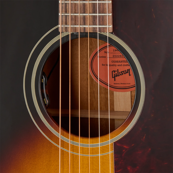 Gibson J-45 60s Original Acoustic-Electric Guitar w/Hardshell Case, Vintage Sunburst