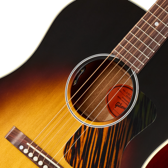 Gibson J-45 Original Acoustic-Electric Guitar w/Hardshell Case, Vintage Sunburst