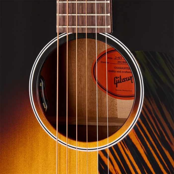 Gibson J-45 Original Acoustic-Electric Guitar w/Hardshell Case, Vintage Sunburst