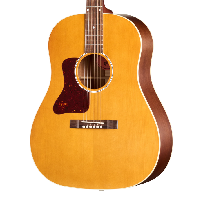 Gibson J-45 Century 12-Fret Left-Handed Acoustic Guitar w/Hardshell Case, Vintage Amber