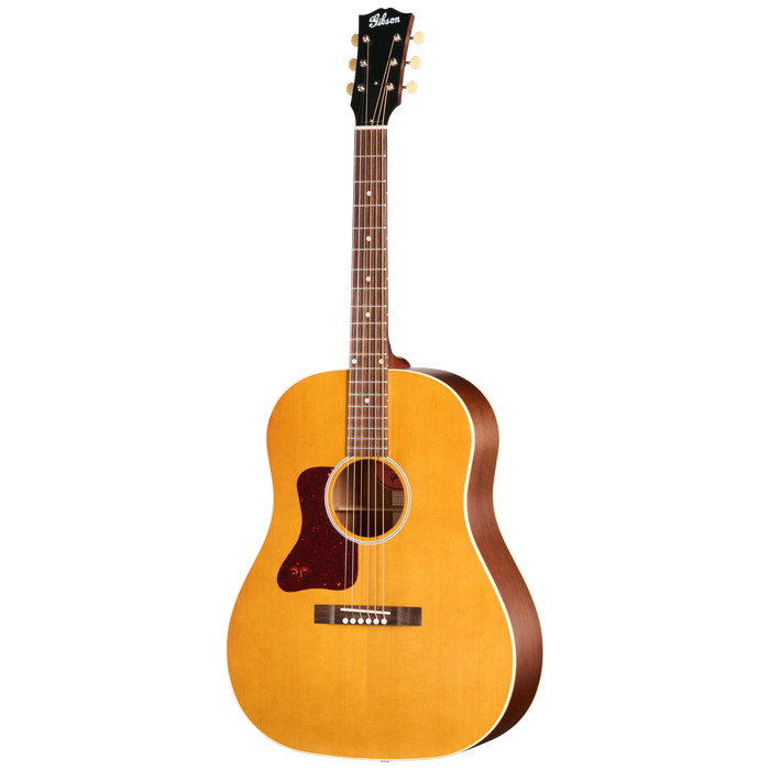 Gibson J-45 Century 12-Fret Left-Handed Acoustic Guitar w/Hardshell Case, Vintage Amber